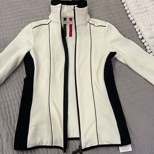 MONCLER zip up stretchy jacket perfect for under vest